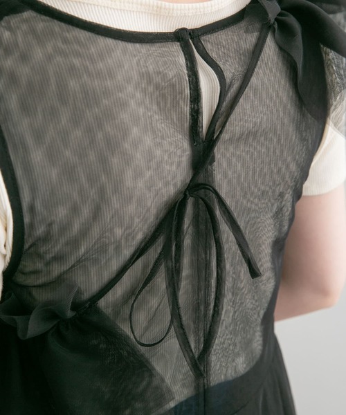 KBF(ケイビーエフ)の「フリルSETチュールワンピース(ワンピース・レディース・ブラック/オレンジ系その他・ONE)」の21枚目の写真