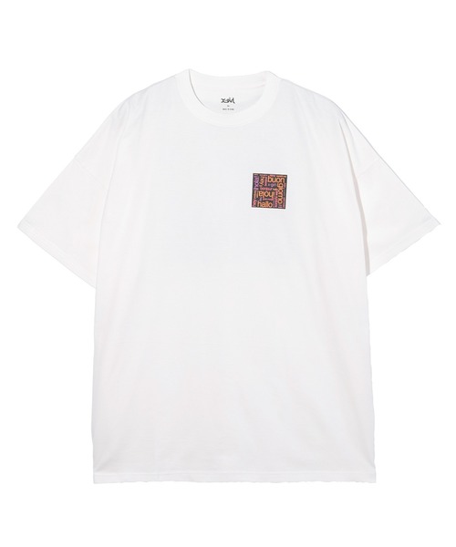 国内配送★X-girl★BONJOUR LOGO Tシャツワンピ 完売必至 X-girl（エックスガール）の「BONJOUR LOGO S/S BIG TEE DRESS