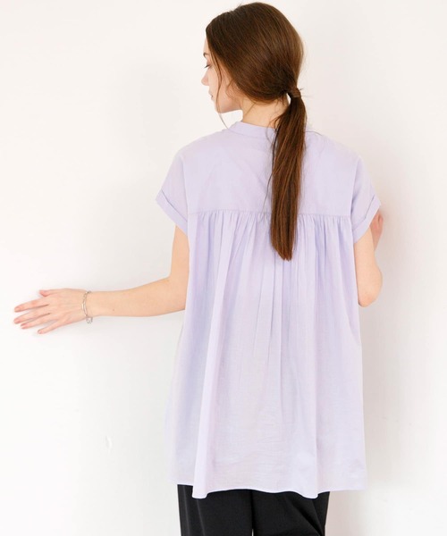 URBAN RESEARCH Sonny Label(アーバンリサーチサニーレーベル)の「エアリーコットンピンタックドレスシャツ(シャツ/ブラウス・レディース・ブラック/ライトピンク/オフホワイト/ブルー系その他・FREE)」の18枚目の写真