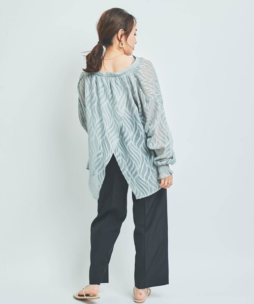mil（ミル）の「【150㎝前後の小柄さんサイズ】リネンライクパンツセットアップ（セットアップ・レディース・グレイッシュベージュ/モカ/ブラック・S/M/XS）」の10枚目の写真