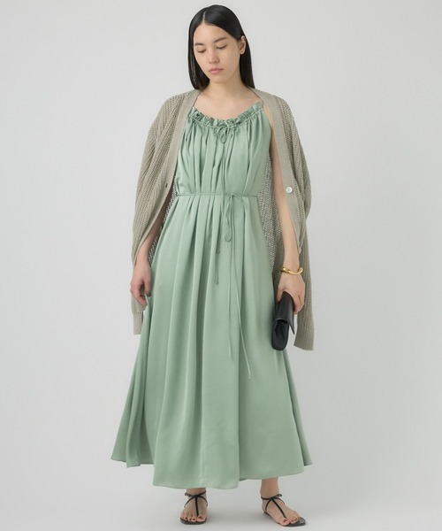 極美品　chaos ジェーンワンピース ブラック　サテンワンピース Chaos（カオス）の「ジェーンワンピース（）」 - WEAR