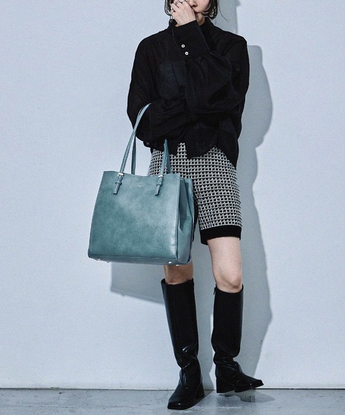 セール】D.KELLY フェイクレザー 2wayビッグトートバッグ