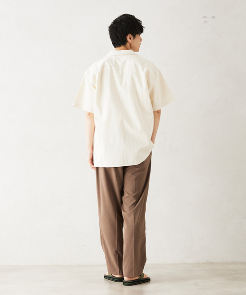 PAYDAY(ペイデイ)の「PAYDAY / ペイデイ 別注 シャンブレーオープンカラーシャツ(シャツ/ブラウス・メンズ・ブルー/アイボリー・LARGE/MEDIUM)」の7枚目の写真