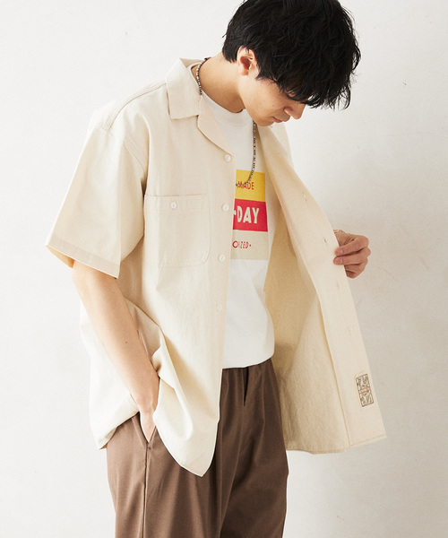 PAYDAY(ペイデイ)の「PAYDAY / ペイデイ 別注 シャンブレーオープンカラーシャツ(シャツ/ブラウス・メンズ・ブルー/アイボリー・LARGE/MEDIUM)」の12枚目の写真