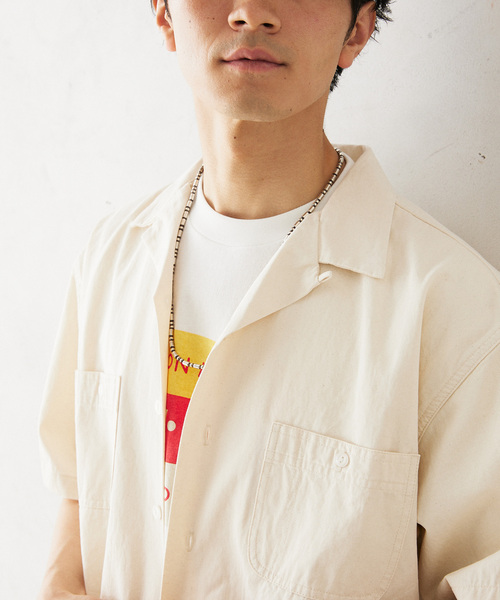 PAYDAY(ペイデイ)の「PAYDAY / ペイデイ 別注 シャンブレーオープンカラーシャツ(シャツ/ブラウス・メンズ・ブルー/アイボリー・LARGE/MEDIUM)」の13枚目の写真