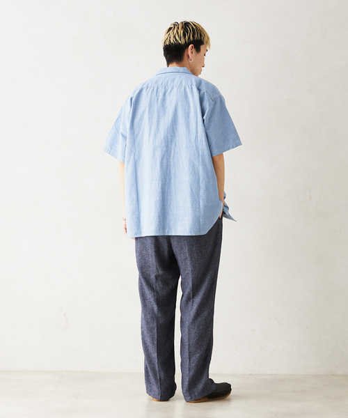 PAYDAY(ペイデイ)の「PAYDAY / ペイデイ 別注 シャンブレーオープンカラーシャツ(シャツ/ブラウス・メンズ・ブルー/アイボリー・LARGE/MEDIUM)」の20枚目の写真