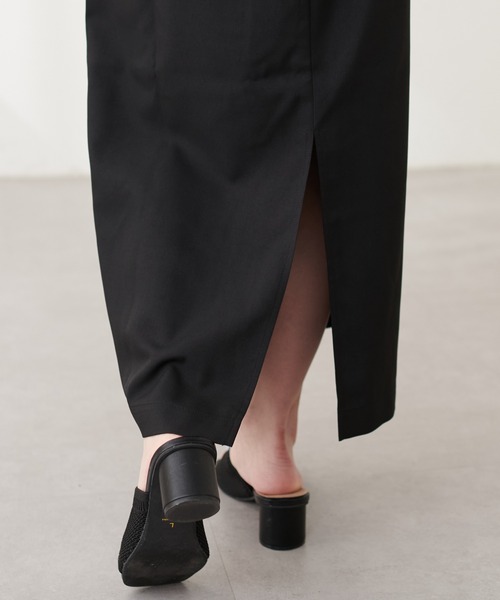 natural couture（ナチュラルクチュール）の「ドロストショートシャツ×キャミワンピース（ワンピース・レディース・ピンク/オフホワイト/チャコールグレー/サックスブルー・FREE）」の21枚目の写真