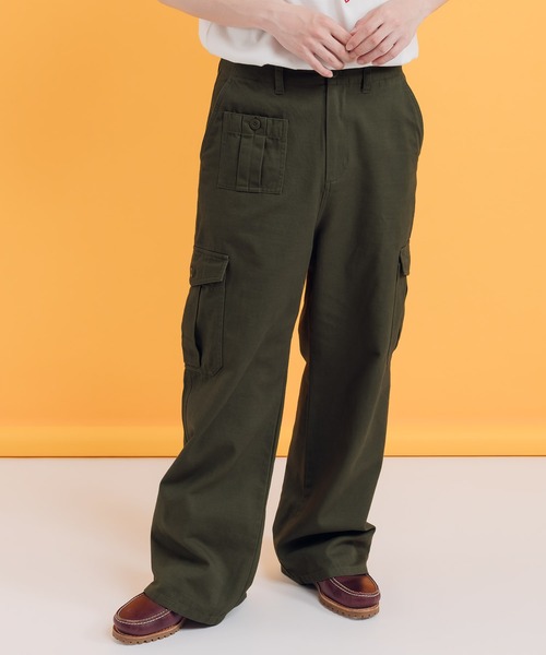 MUHET（ミュエータ）の「ミリタリーカーゴパンツ（カーゴパンツ・レディース・ネイビー/カーキ・SMALL/MEDIUM/X-LARGE）」の2枚目の写真