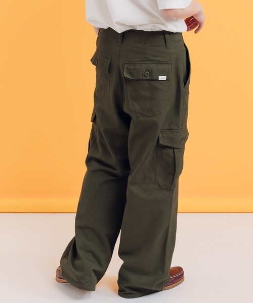 MUHET（ミュエータ）の「ミリタリーカーゴパンツ（カーゴパンツ・レディース・ネイビー/カーキ・SMALL/MEDIUM/X-LARGE）」の7枚目の写真