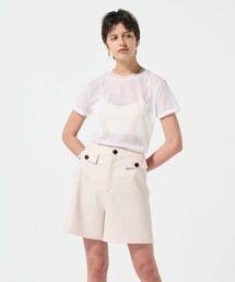 GRACE CONTINENTAL（グレースコンチネンタル）の「リネンタッチハーフパンツ（その他パンツ）」