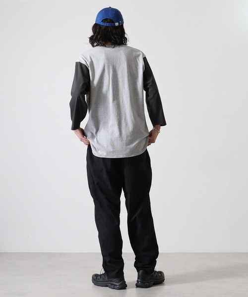 CROSS & STITCH（クロスステッチ）の「CROSS & STITCH 6.2オンス　オープンエンド 3/4スリーブ ベースボールTシャツ（Tシャツ/カットソー・メンズ・グレー系その他/ナチュラル/ヘザーグレー/ブルー/バーガンディー/グリーン/スミクロ/ブルー系その他・M/L/XXL/S/XL）」の11枚目の写真