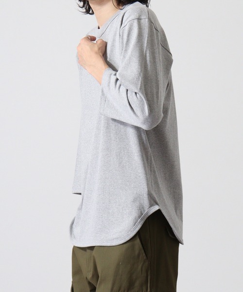 CROSS & STITCH（クロスステッチ）の「CROSS & STITCH 6.2オンス　オープンエンド 3/4スリーブ ベースボールTシャツ（Tシャツ/カットソー・メンズ・グレー系その他/ナチュラル/ヘザーグレー/ブルー/バーガンディー/グリーン/スミクロ/ブルー系その他・M/L/XXL/S/XL）」の18枚目の写真
