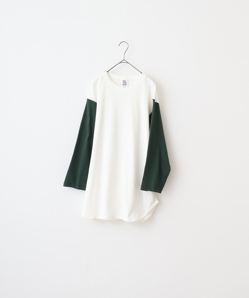 CROSS & STITCH 6.2オンス オープンエンド 3/4スリーブ ベース