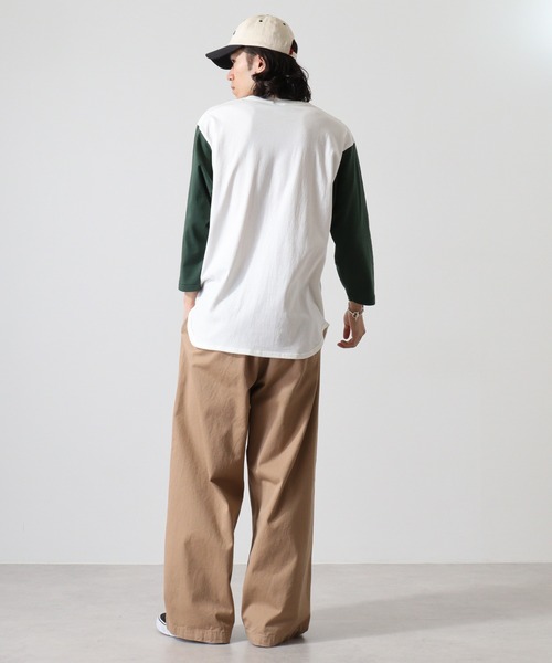 CROSS & STITCH 6.2オンス オープンエンド 3/4スリーブ ベース