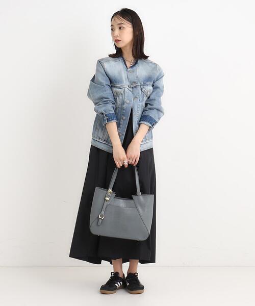 TOFF&LOADSTONE(トフアンドロードストーン)の「ラップトート(L)(トートバッグ・レディース・ナチュラル/グレー系その他3/ライトグレー系9/ピンク系/ブラック/ホワイト系6/ブルー系5・00)」の19枚目の写真