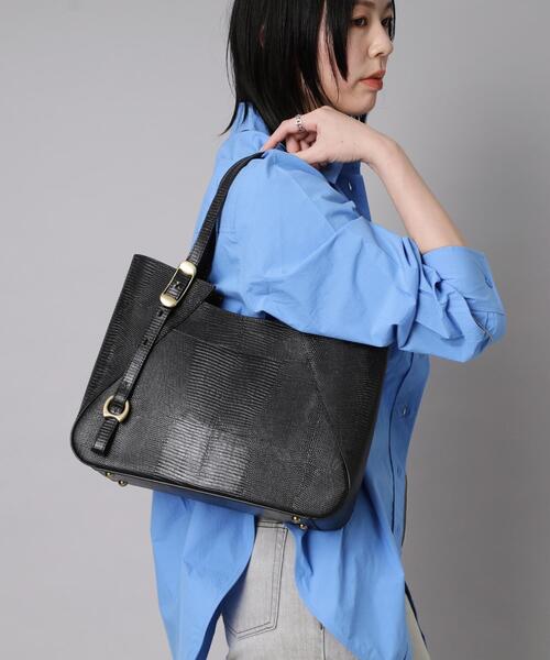 TOFF&LOADSTONE(トフアンドロードストーン)の「Wrap tote (ラップトート)L(トートバッグ・レディース・ナチュラル/グレー系その他3/ライトグレー系9/ピンク系/ブラック/ホワイト系6/ブルー系5・00)」の20枚目の写真