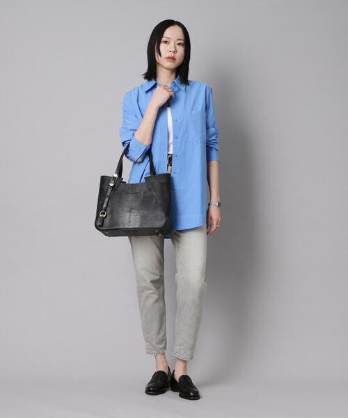 TOFF&LOADSTONE(トフアンドロードストーン)の「Wrap tote (ラップトート)L(トートバッグ・レディース・ナチュラル/グレー系その他3/ライトグレー系9/ピンク系/ブラック/ホワイト系6/ブルー系5・00)」の21枚目の写真