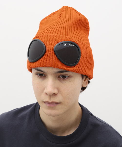 C.P. COMPANY（シーピーカンパニー）の「C.P. Company / シー ピー カンパニー COTTON GOGGLE BEANIE 16CMAC016A（ニットキャップ/ビーニー・メンズ・オレンジ・FREE）」の6枚目の写真