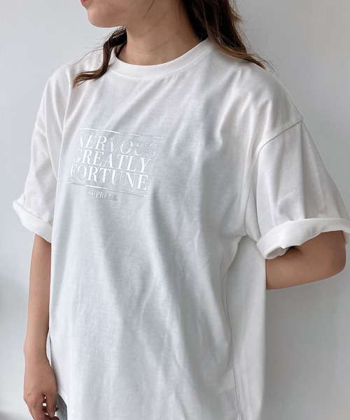 AS KNOW AS plus（アズノゥアズプラス）の「◎アソートテクスチャーTシャツ（Tシャツ/カットソー・レディース・オートミール/オフホワイト/ブルー・FREE）」の16枚目の写真