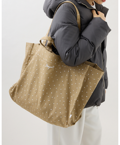 IENA ENFANT(イエナアンファン)の「【BASIC】ボンジュール2wayトートバッグ baby-kids(トートバッグ・レディース・イエロー/チャコールグレー/スカイブルー/ブラック/ベージュ/ホワイト系その他/ホワイト・FREE)」の12枚目の写真