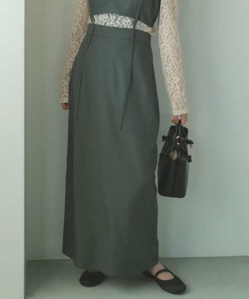 VANNIE U（ヴァニーユー）の「セパレートビスチェキャミワンピース（ワンピース・レディース・ブラック/グレー・FREE）」の22枚目の写真