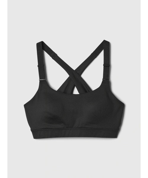GAP（ギャップ）の「GapFit パワー ハイインパクト レーサーバック スポーツブラ（スポーツブラ・レディース・ブラック・S/M/XS/XXS/L）」の2枚目の写真