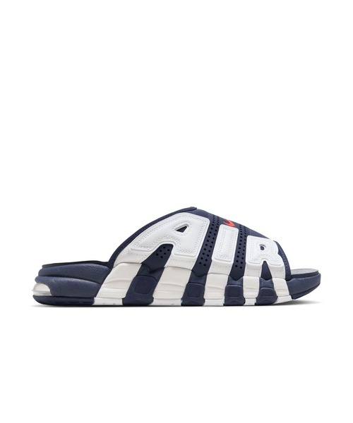 ナイキ エア モア アップテンポ スライド 400MNNAVY/UNVR セール】NIKE ナイキ AIR MORE UPTEMPO SLIDE エア モア アップ