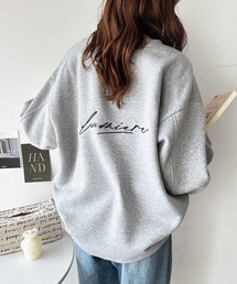 GeeRA | バック刺繍ロゴボリュームボリューム裏起毛スウェット(スウェット)