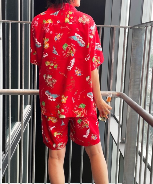 RODEO CROWNS WIDE BOWL（ロデオクラウンズワイドボウル）の「Orion Beer x RCS ORリラックスショーツ（その他パンツ・レディース・ブルー系その他3/グリーン系その他/レッド系その他・MEDIUM/LARGE）」の5枚目の写真