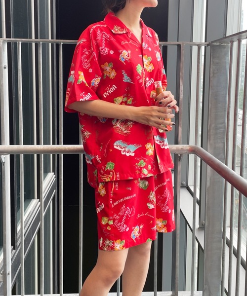 RODEO CROWNS WIDE BOWL（ロデオクラウンズワイドボウル）の「Orion Beer x RCS ORリラックスショーツ（その他パンツ・レディース・ブルー系その他3/グリーン系その他/レッド系その他・MEDIUM/LARGE）」の6枚目の写真