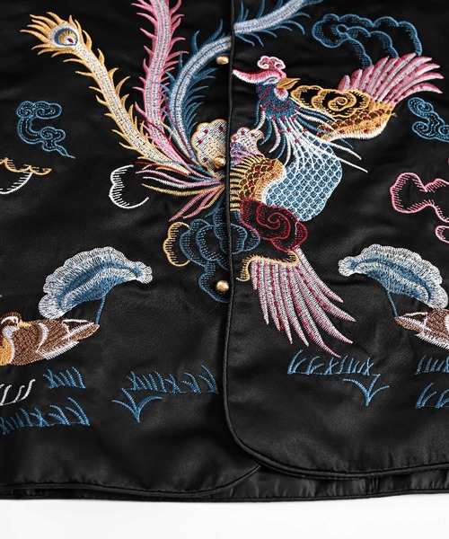 Lui's チマヨベスト　刺繍 サイズS ルイス TRUJILLO'S ／ CHIMAYO SUQARE VEST ”卍”（36〜38inch）