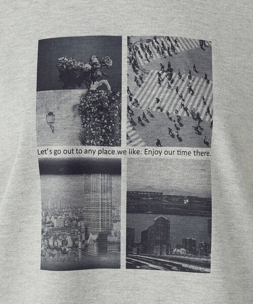 COMME CA ISM(コムサイズム)の「フォトプリント Tシャツ(長袖)(Tシャツ/カットソー・レディース・モカ/グレー/ホワイト・LARGE/MEDIUM)」の20枚目の写真