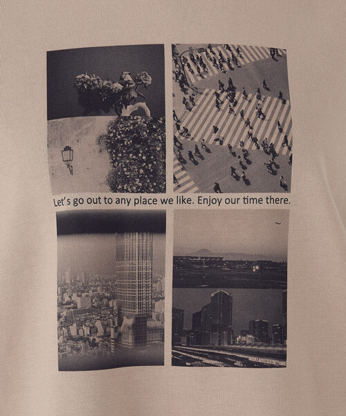 COMME CA ISM(コムサイズム)の「フォトプリント Tシャツ(長袖)(Tシャツ/カットソー・レディース・モカ/グレー/ホワイト・LARGE/MEDIUM)」の21枚目の写真