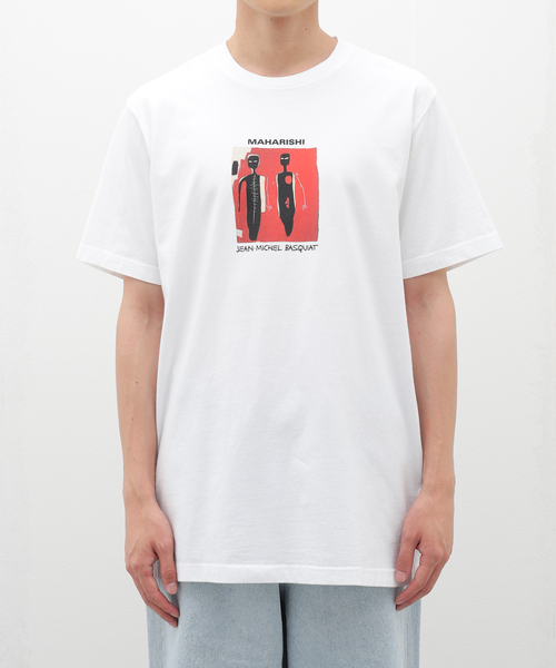 MAHARISHI (マハリシ)の「MAHARISHI / Maha Basquiat Nu-Nile T-Shirt 1311(Tシャツ/カットソー・メンズ・ホワイト/ブラック・LARGE/MEDIUM)」の2枚目の写真