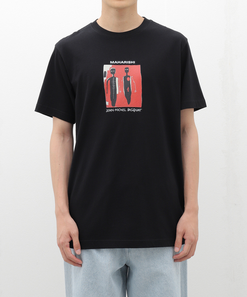 MAHARISHI (マハリシ)の「MAHARISHI / Maha Basquiat Nu-Nile T-Shirt 1311(Tシャツ/カットソー・メンズ・ホワイト/ブラック・LARGE/MEDIUM)」の1枚目の写真