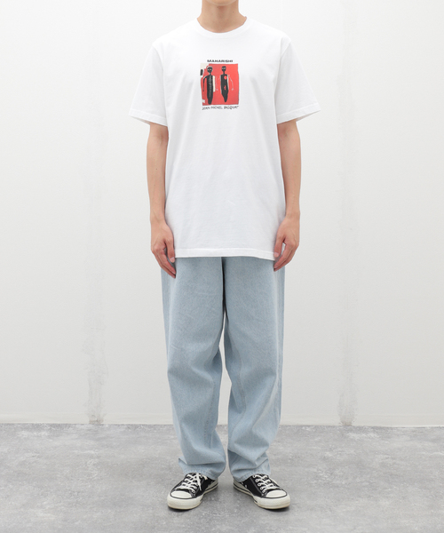 MAHARISHI (マハリシ)の「MAHARISHI / Maha Basquiat Nu-Nile T-Shirt 1311(Tシャツ/カットソー・メンズ・ホワイト/ブラック・LARGE/MEDIUM)」の3枚目の写真
