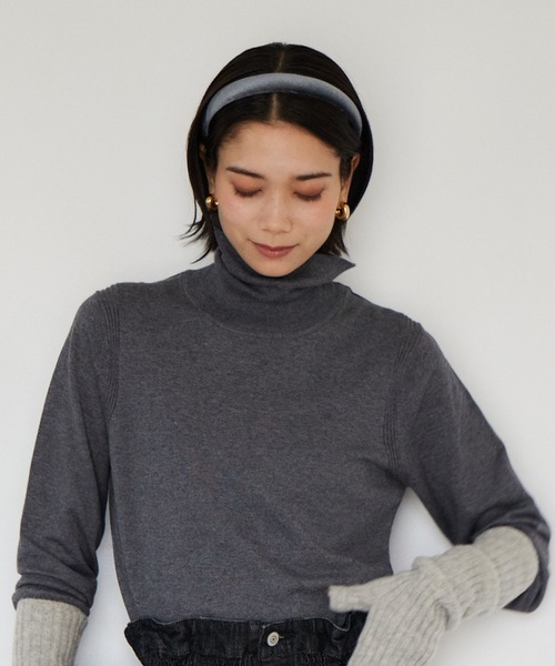 BARNYARDSTORM（バンヤードストーム）の「BARNYARDSTORM / ベルベットカチューシャ（カチューシャ・レディース・グレー/ブラック・FREE）」の6枚目の写真