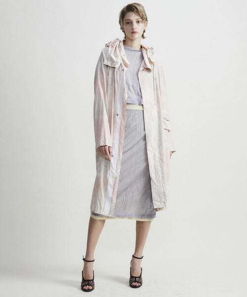 martinique（マルティニーク）の「【CURRENTAGE/カレンテージ】pink camouflage coat（その他アウター・レディース・ピンクベージュ・FREE）」の11枚目の写真