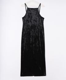 LOWRYS FARM | タイトベロアキャミワンピース　143083(ワンピース)