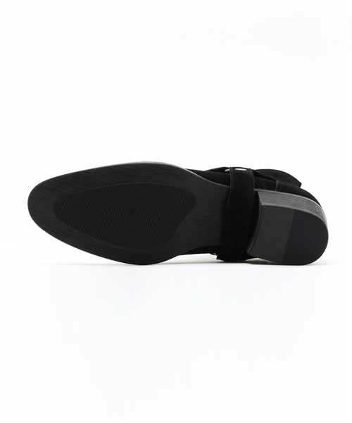 JACKROSE（ジャックローズ）の「スウェードレザーリングブーツ（ブーツ・メンズ・ベージュ/ブラック・M/L）」の6枚目の写真