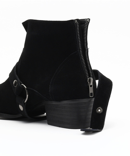 JACKROSE（ジャックローズ）の「スウェードレザーリングブーツ（ブーツ・メンズ・ベージュ/ブラック・M/L）」の10枚目の写真