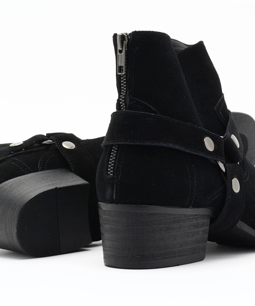 JACKROSE（ジャックローズ）の「スウェードレザーリングブーツ（ブーツ・メンズ・ベージュ/ブラック・M/L）」の3枚目の写真