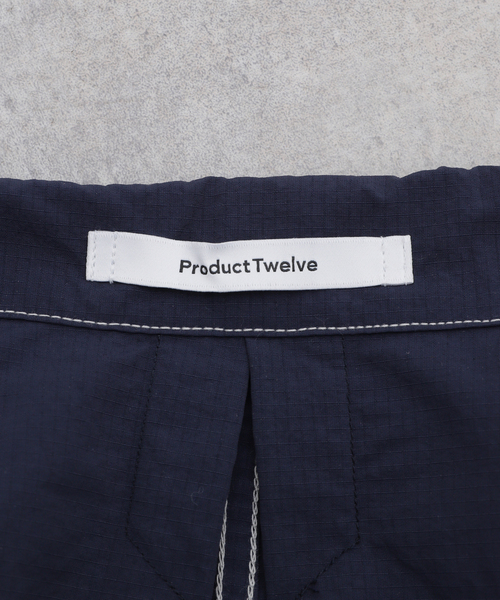Product Twelve(プロダクトトゥエルブ)の「Product Twelve(プロダクトトゥエルブ) Cropped Utility Shirt 24AW-PSH04(シャツ/ブラウス・メンズ・ネイビー/ブラック・3/2)」の16枚目の写真