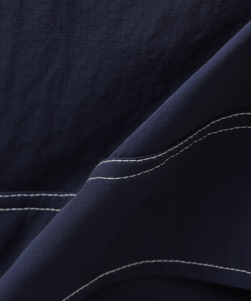 Product Twelve(プロダクトトゥエルブ)の「Product Twelve(プロダクトトゥエルブ) Cropped Utility Shirt 24AW-PSH04(シャツ/ブラウス・メンズ・ネイビー/ブラック・3/2)」の19枚目の写真