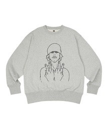YEN TOWN MARKET カラフルアートスウェット Lサイズ YEN TOWN MARKET（イェン タウン マーケット）のメンズ