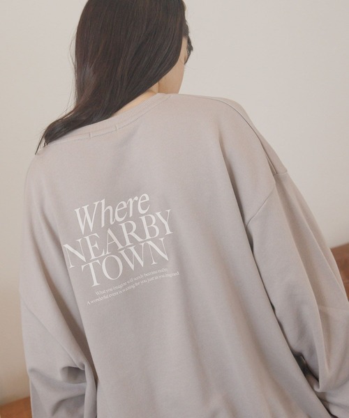 GLOBAL WORK（グローバルワーク）の「やわらかグラフィックスウェット/AND YUA ANY/135846（スウェット・キッズ・ブラック/アイボリー/グレイッシュベージュ/チャコール/ライトベージュ・150cm/160cm）」の5枚目の写真