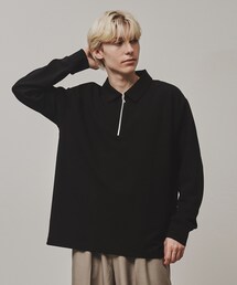 tk.TAKEO KIKUCHI | ジョーゼットハーフジップポロ(Tシャツ/カットソー)