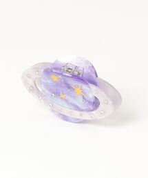HIKA（ヒカ）の「【HIKA】ラインストーン付き宇宙ヘアクリップ（バレッタ/ヘアクリップ・メンズ）」