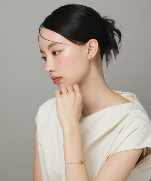 ciite' surgical stainless(シーテサージカルステンレス)の「【 金属アレルギー対応 】 ノットブレスレット サージカルステンレス(ブレスレット・レディース・ゴールド/シルバー/ピンクゴールド・FREE)」の4枚目の写真