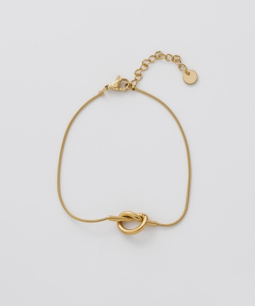 ciite' surgical stainless(シーテサージカルステンレス)の「【 金属アレルギー対応 】 ノットブレスレット サージカルステンレス(ブレスレット・レディース・ゴールド/シルバー/ピンクゴールド・FREE)」の20枚目の写真